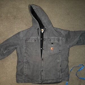 Carhartt Charcoal Hooded Jacket